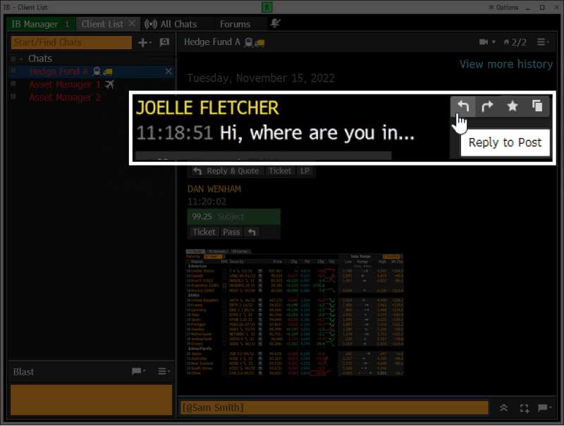 Instant Bloomberg | Bloomberg Professional Services